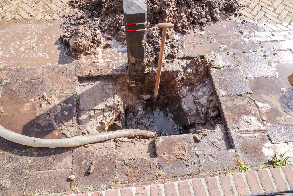 Wederom waterleidingbreuk bij Zuiderkerk