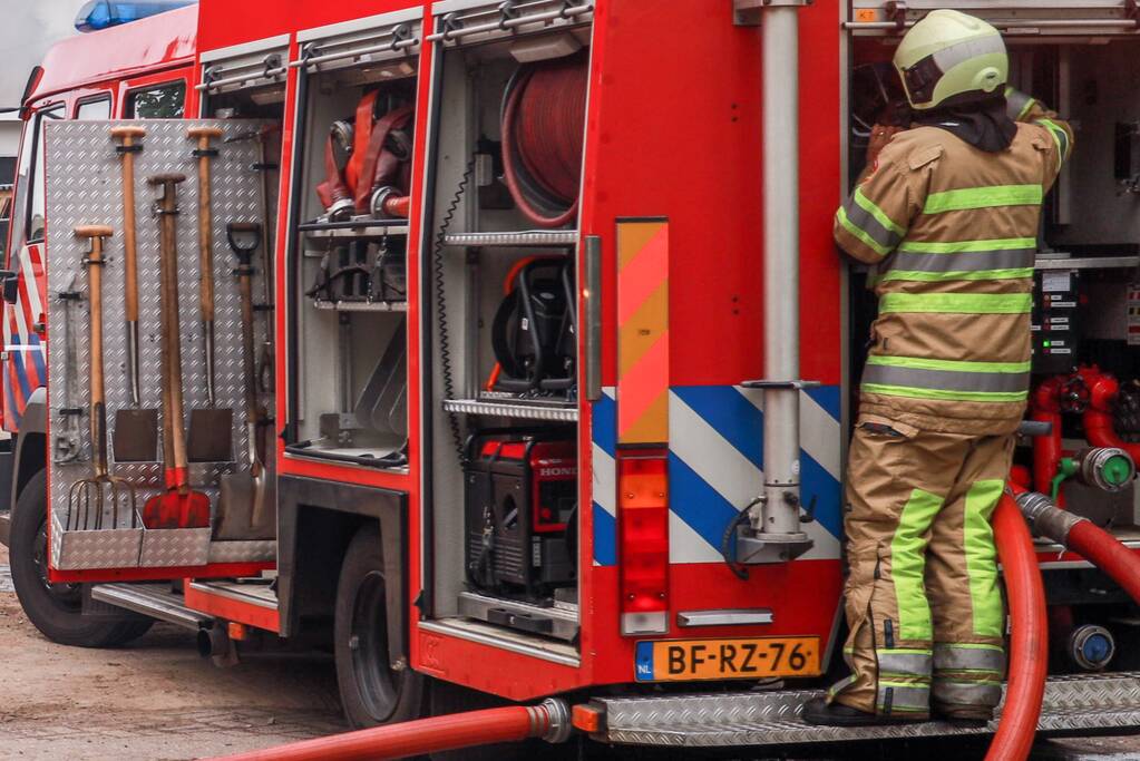 Zwembad camping buiten gebruik na brand