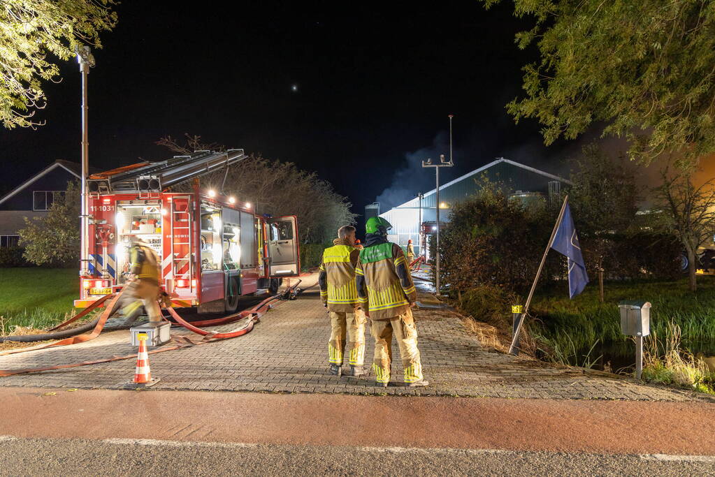 Honderden koeien gered bij uitslaande brand