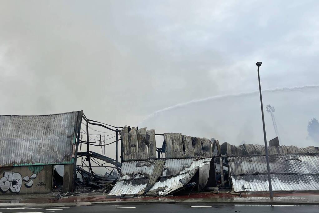 NL-Alert uitgestuurd vanwege zeer grote brand