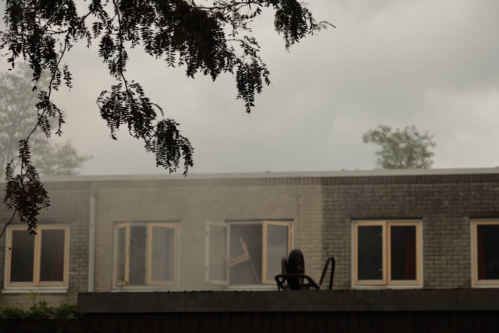 Woning Zielhorst vol rook na brand in trapkast