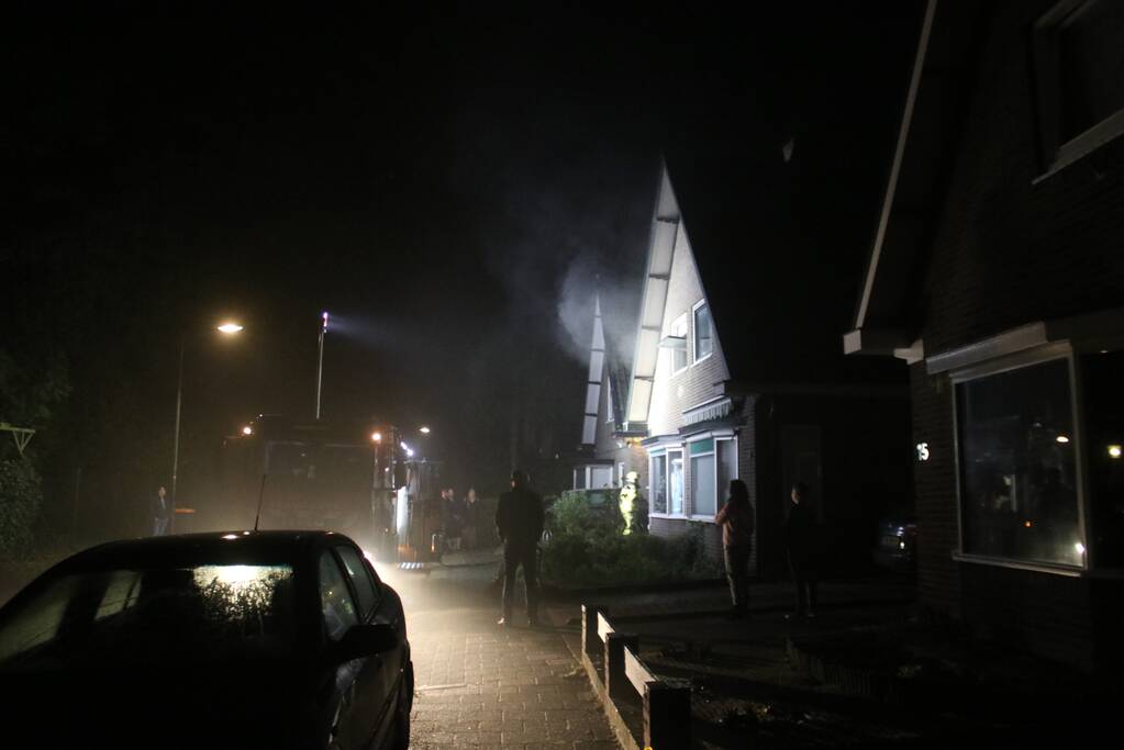 Flinke rookontwikkeling bij woningbrand