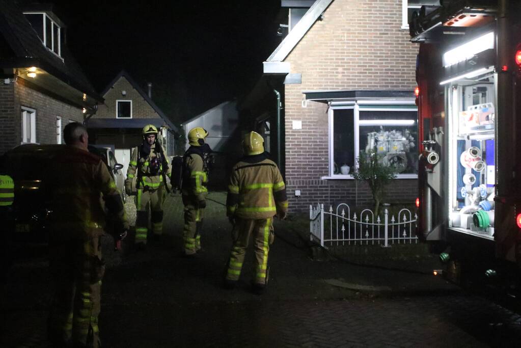 Flinke rookontwikkeling bij woningbrand