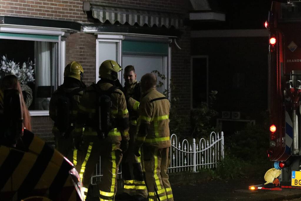 Flinke rookontwikkeling bij woningbrand