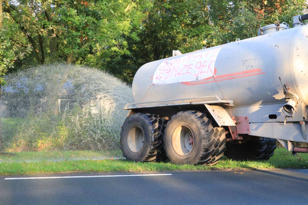 Bilthoven opslot door stikstof boerenprotest