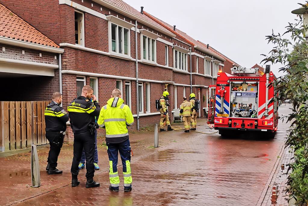 Brand in woning van begeleid wonen