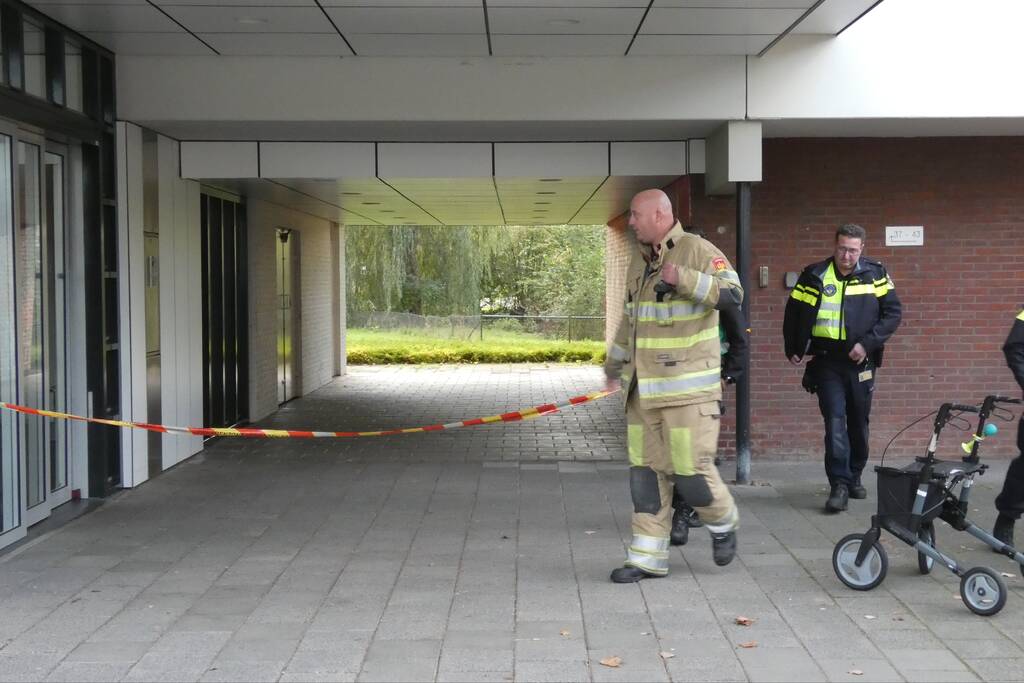 Appartementencomplex ontruimd door gaslucht