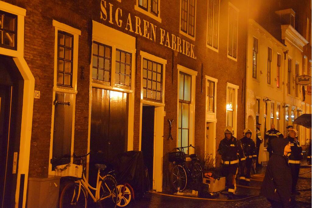 Schoorsteenbrand in monumentaalpand