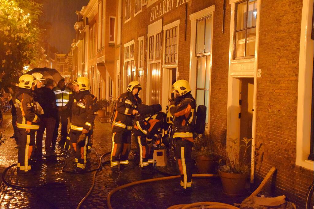 Schoorsteenbrand in monumentaalpand