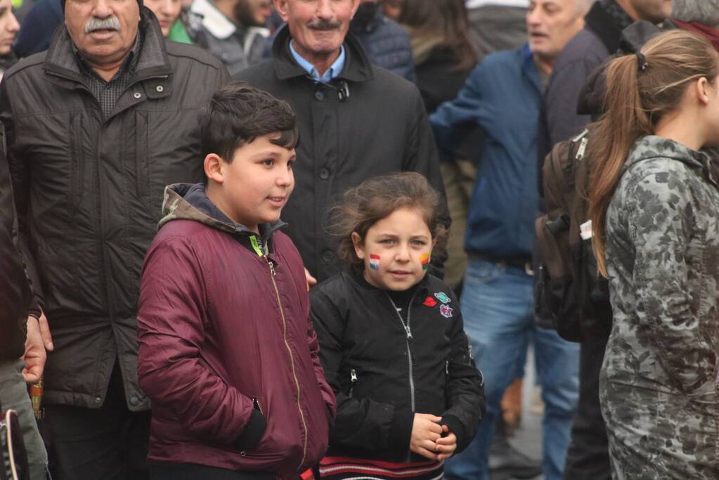 Acht aanhoudingen bij demonstratie van Koerden