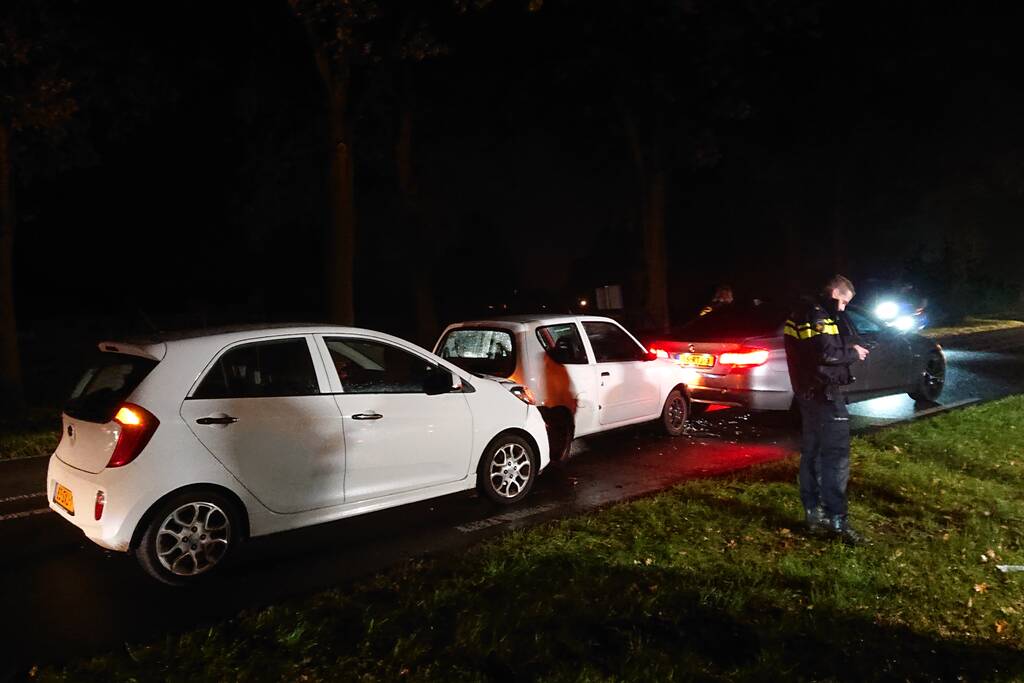 Gewonde en schade bij kop-staart aanrijding