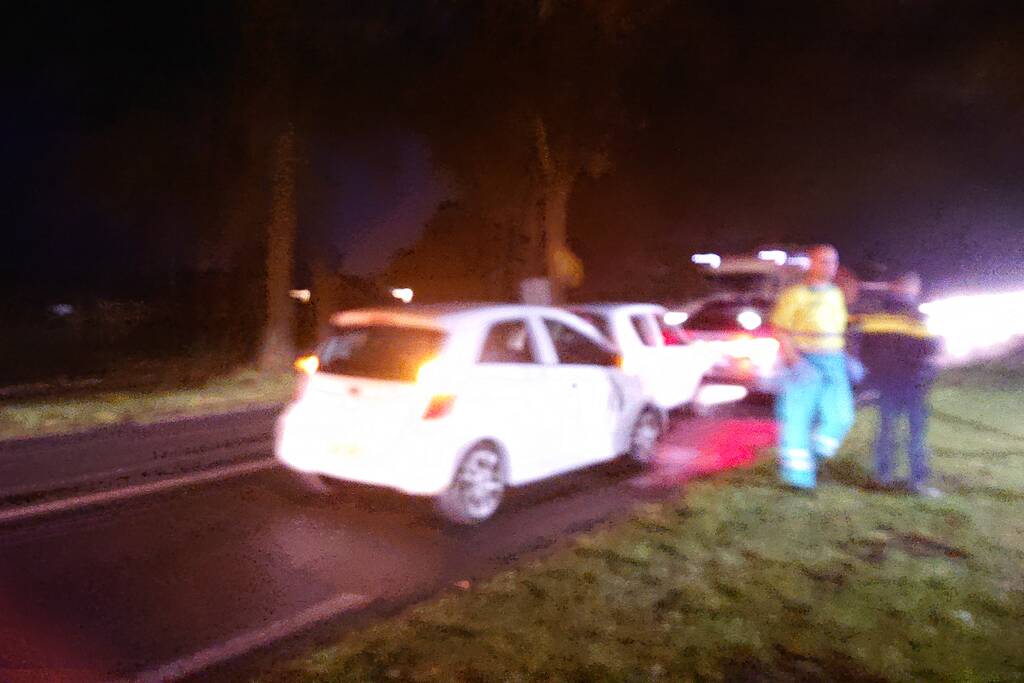 Gewonde en schade bij kop-staart aanrijding