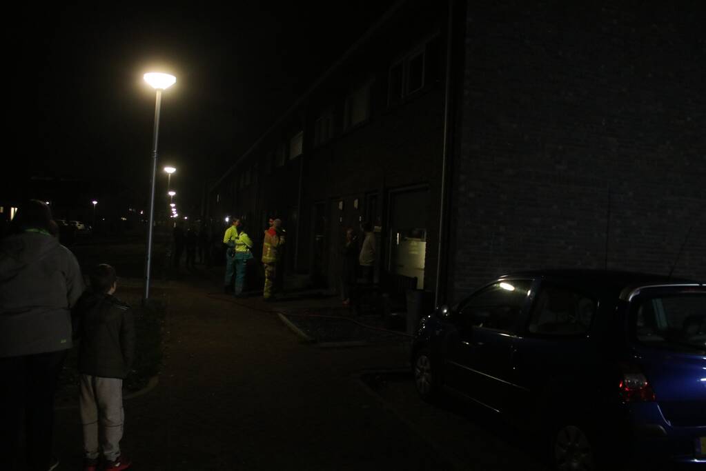 Woning ontruimd na brand in keuken