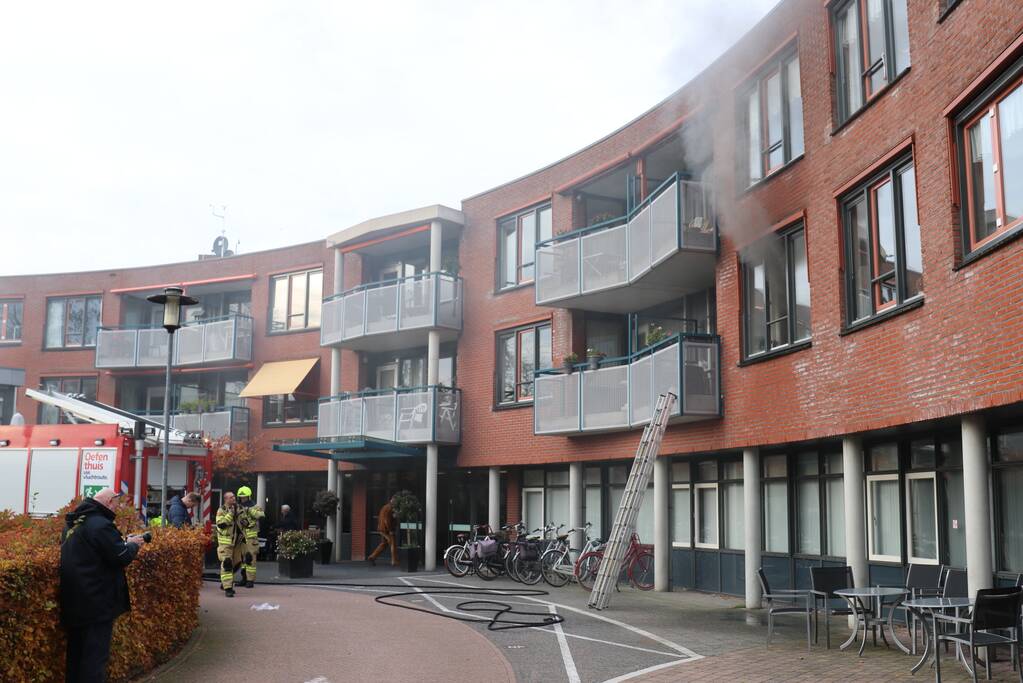 Brand in woning van zorgcentrum