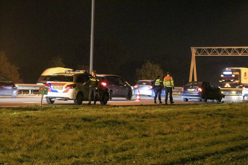 Botsing tussen drie voertuigen