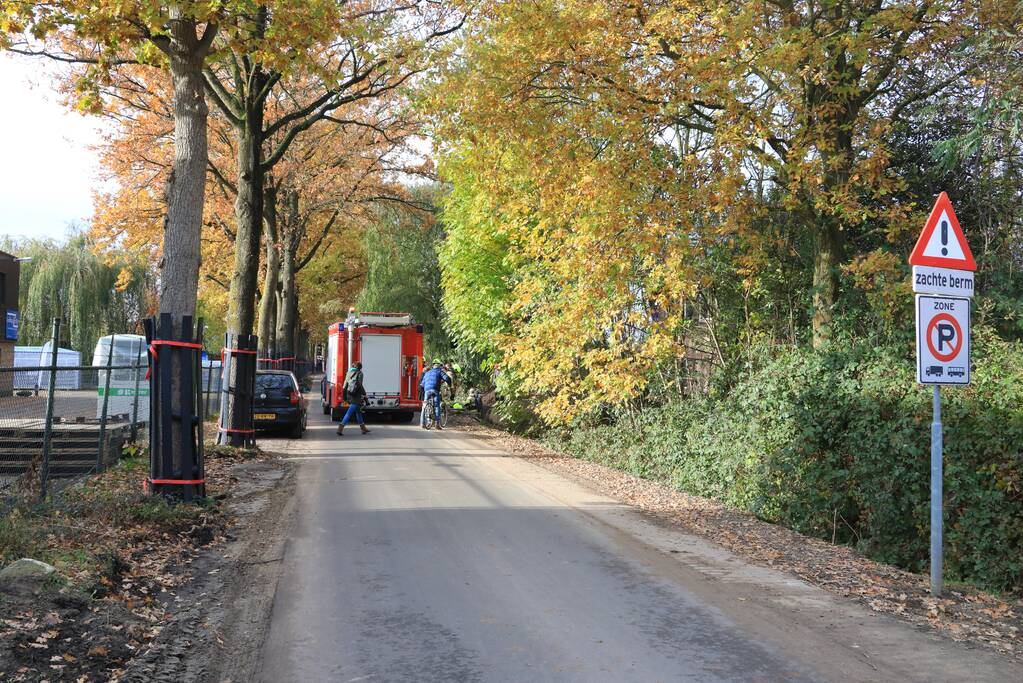 Graafmachine trek gasleiding kapot