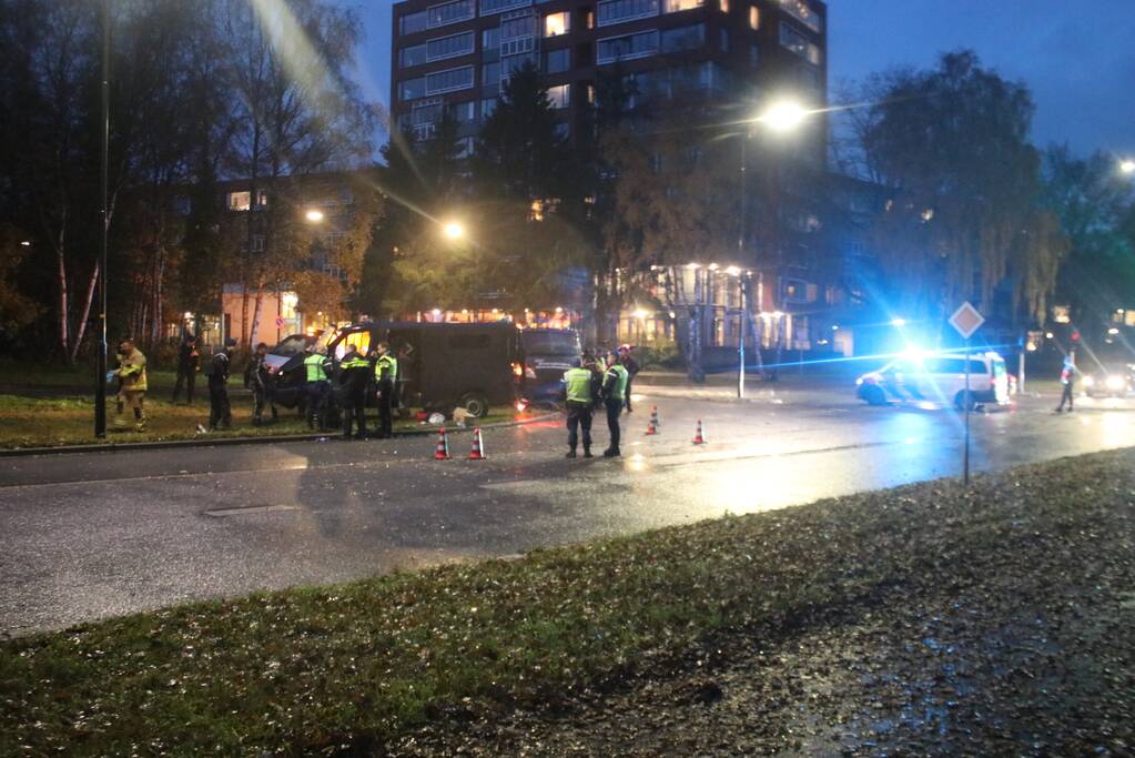 Voertuig van Koninklijke Marechaussee betrokken bij ongeval