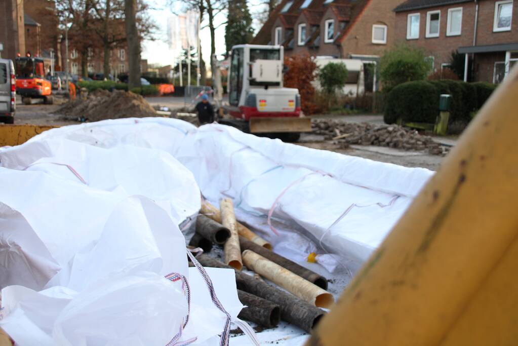 Eerste stukken nieuwe waterleiding geplaatst