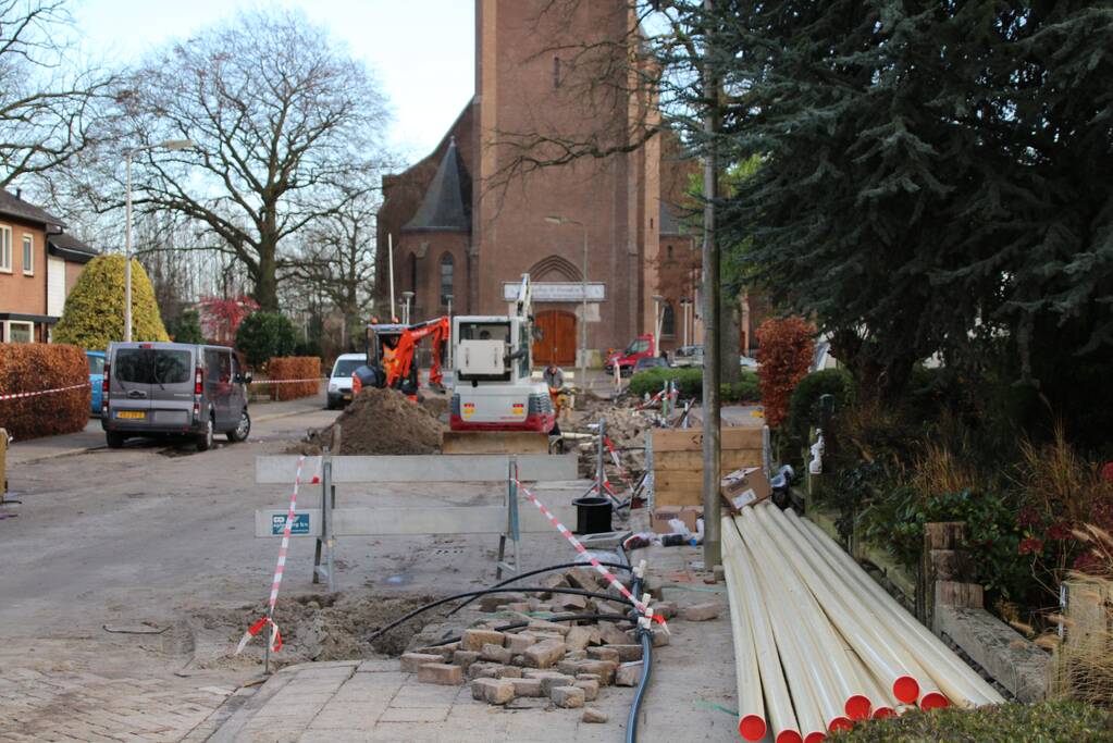 Eerste stukken nieuwe waterleiding geplaatst