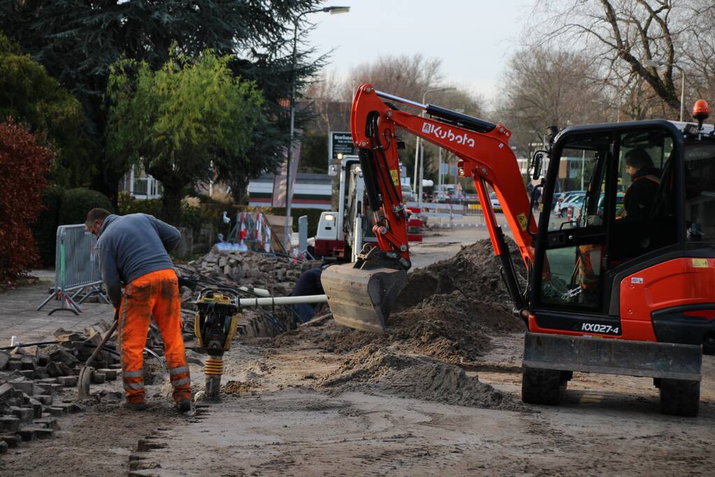 Eerste stukken nieuwe waterleiding geplaatst