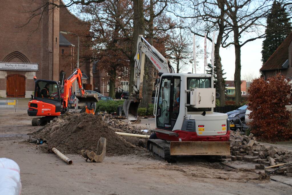 Eerste stukken nieuwe waterleiding geplaatst