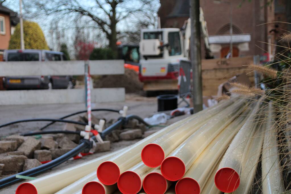 Eerste stukken nieuwe waterleiding geplaatst