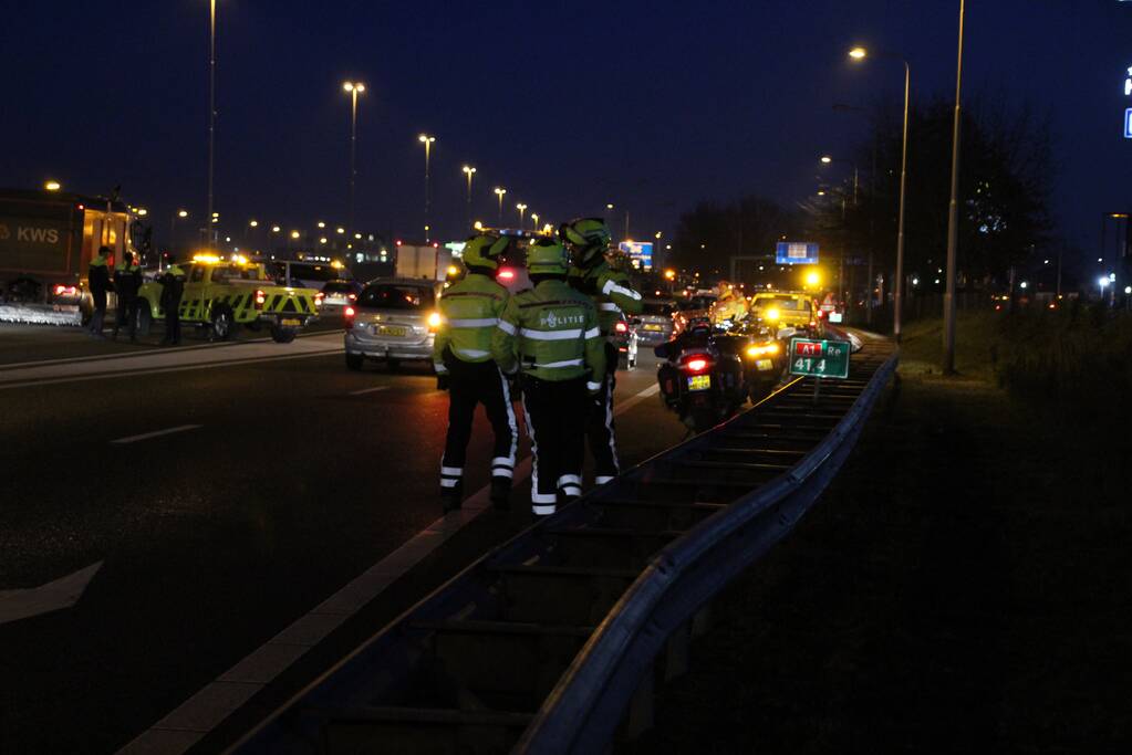 Boeren blokkeren A1 richting Hoevelaken