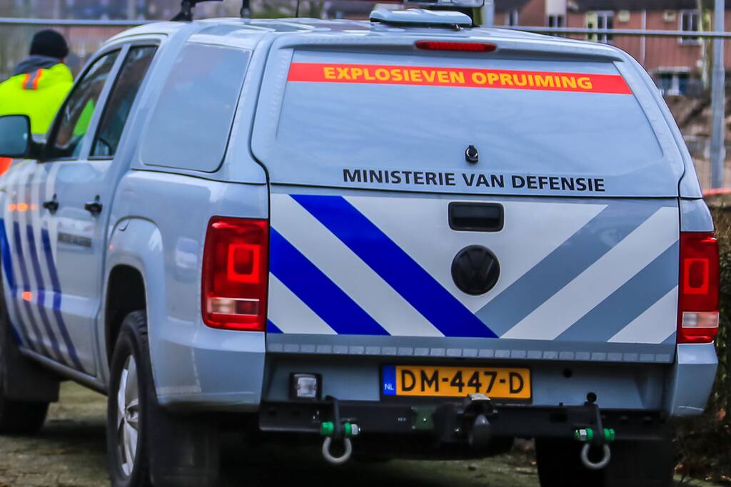 Explosief aangetroffen in milieustraat