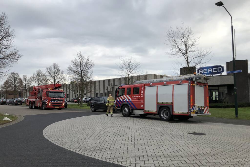 Brand op dak na werkzaamheden