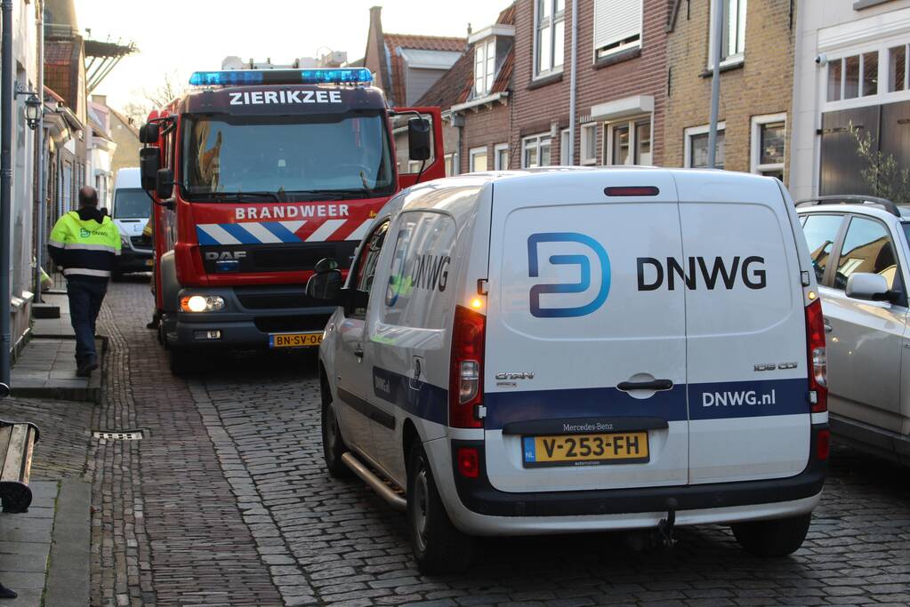 Gaslek ontstaan in woning