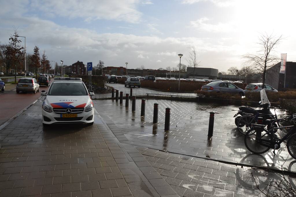 Schade na botsing tussen auto en fiets