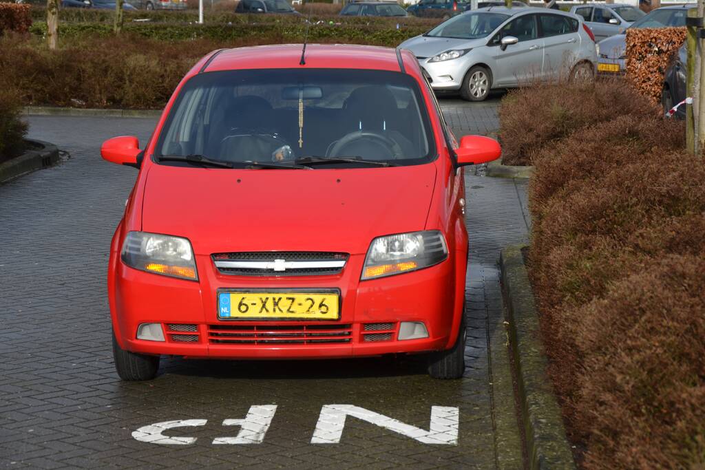 Schade na botsing tussen auto en fiets