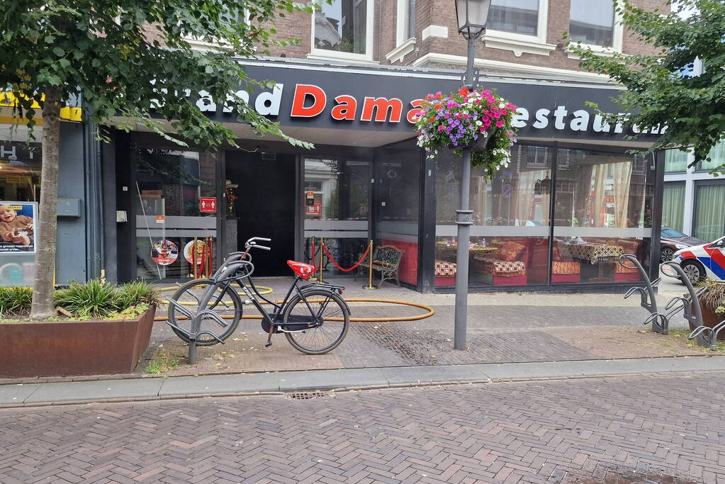 Restaurant Damas ontruimd door brand