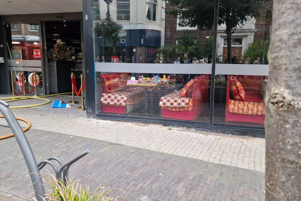 Restaurant Damas ontruimd door brand