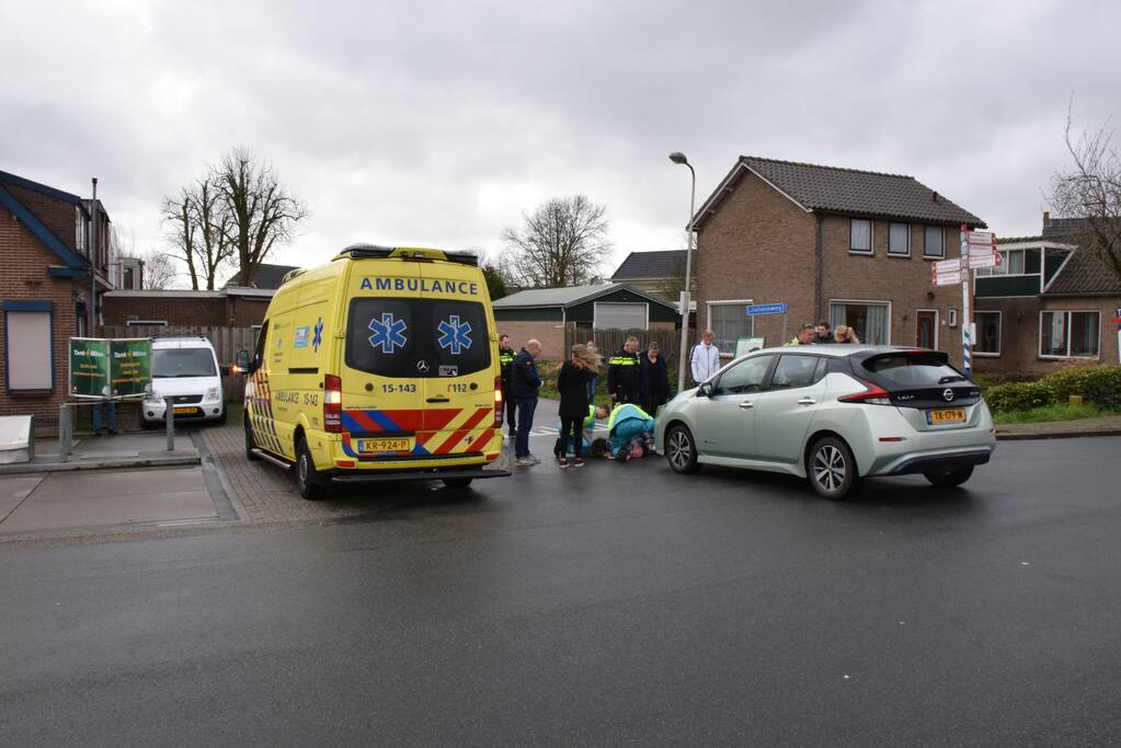 Fietsster gewond bij aanrijding