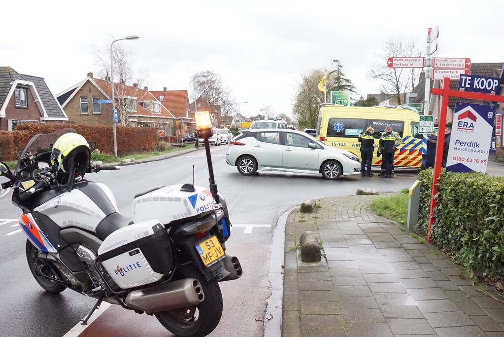 Fietsster gewond bij aanrijding