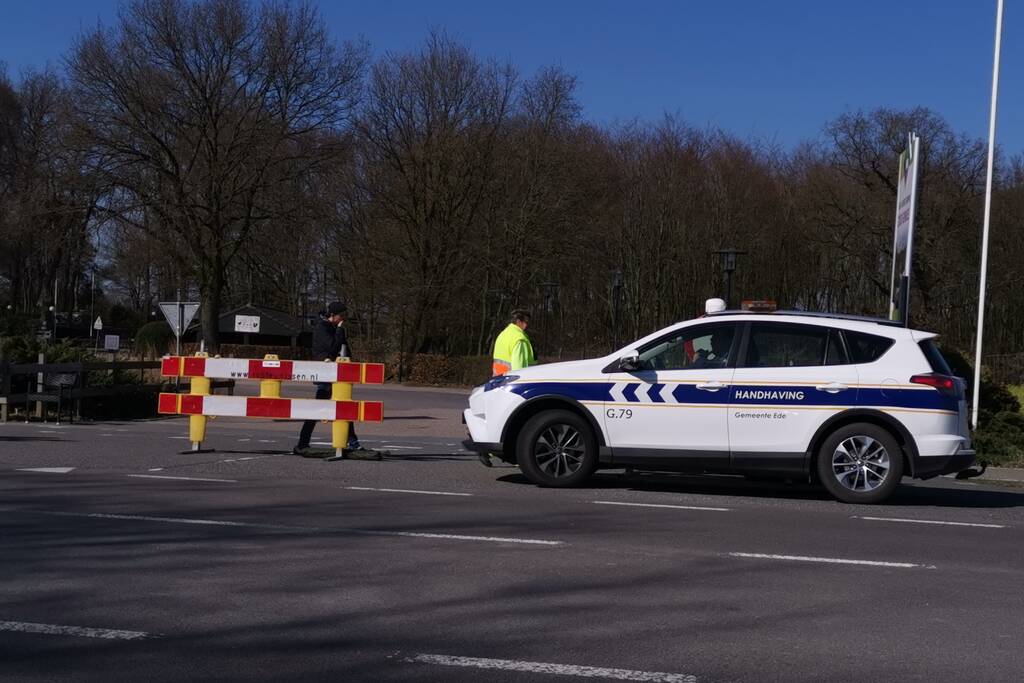 Parkeerplaatsen Ginkelse Heide afgesloten