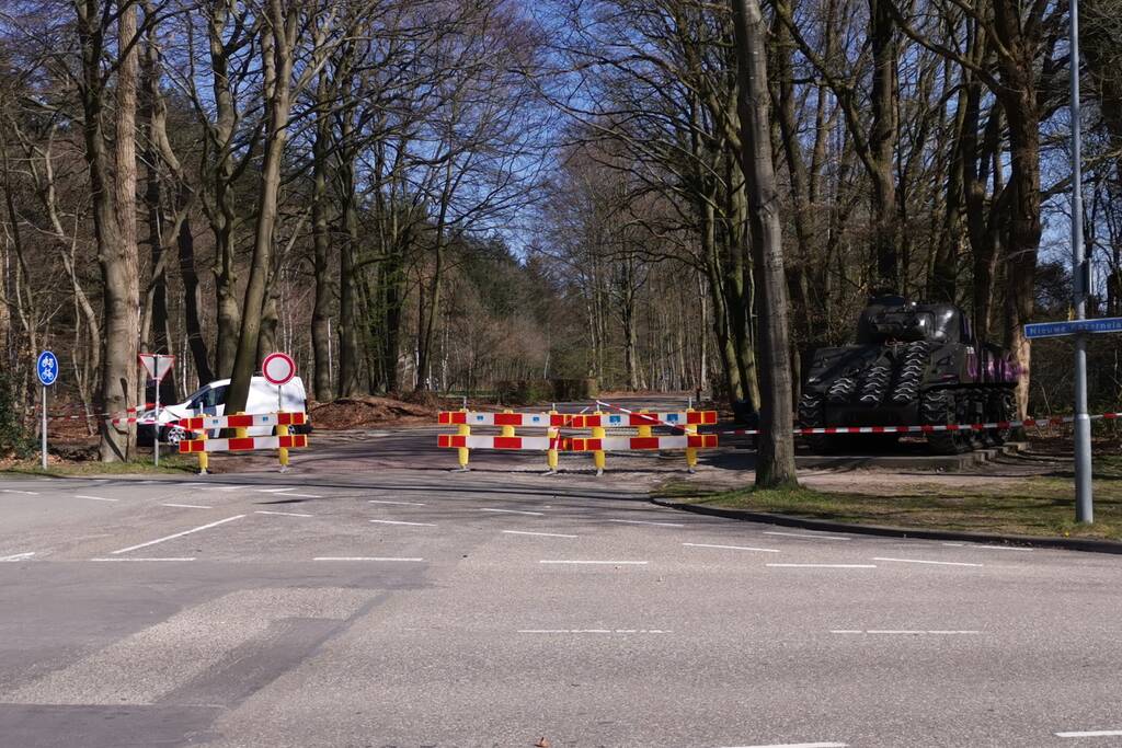 Parkeerplaatsen Ginkelse Heide afgesloten