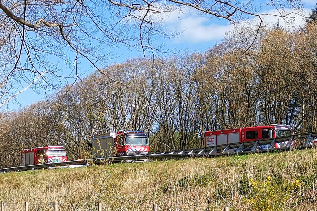 Gewonden bij aanrijding op snelweg