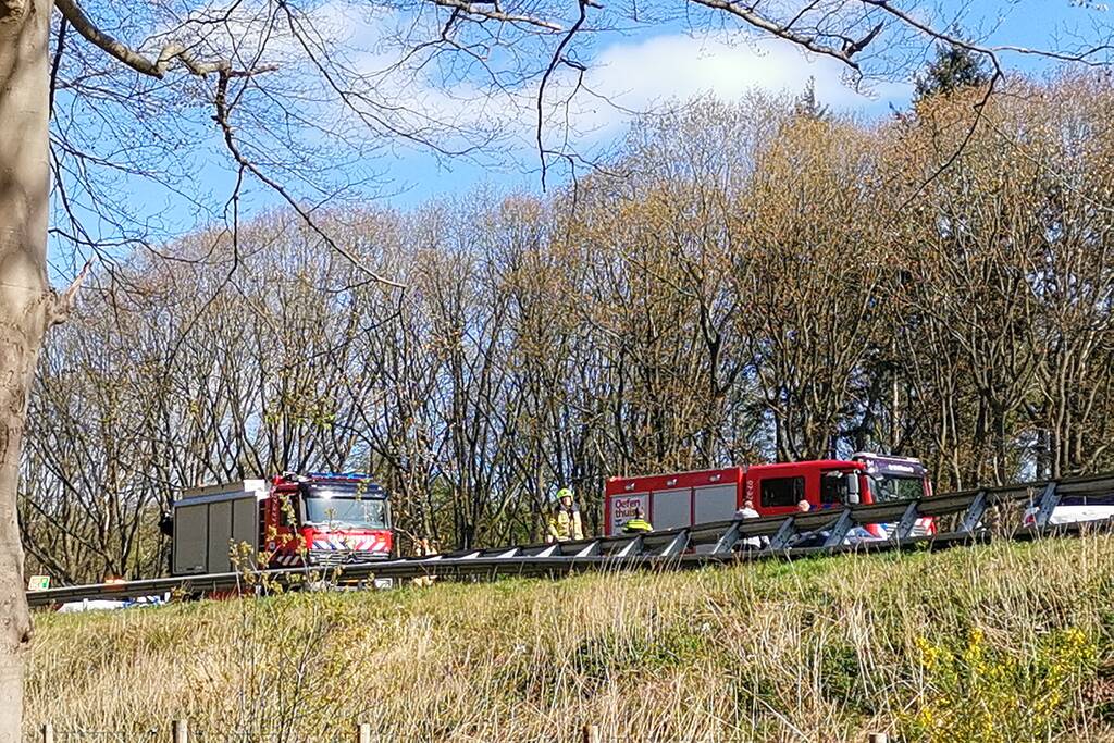 Gewonden bij aanrijding op snelweg