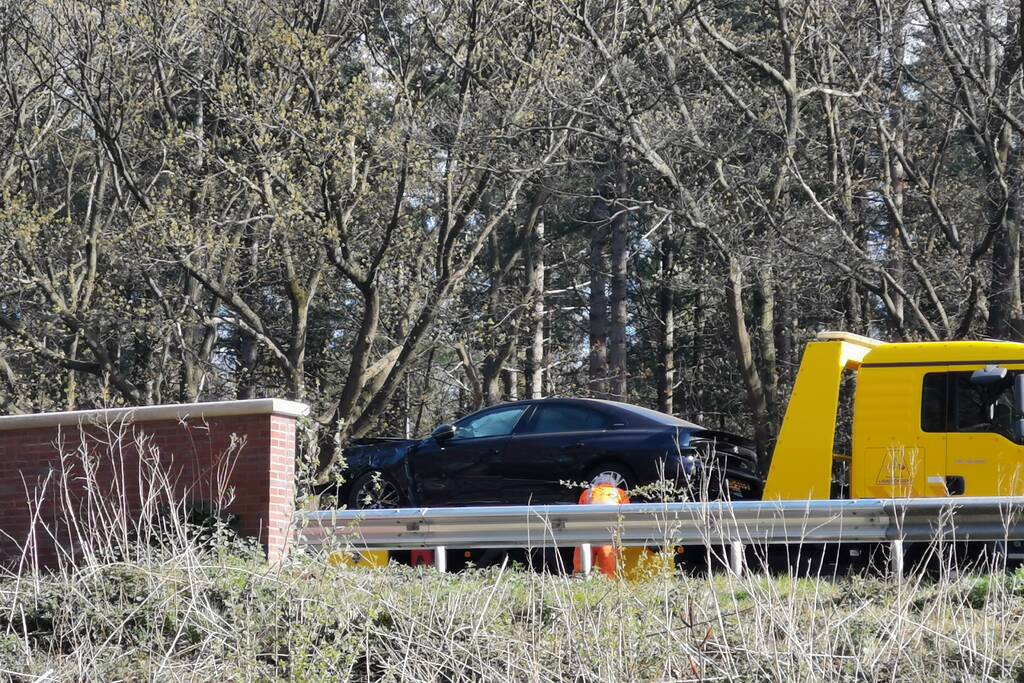 Gewonden bij aanrijding op snelweg