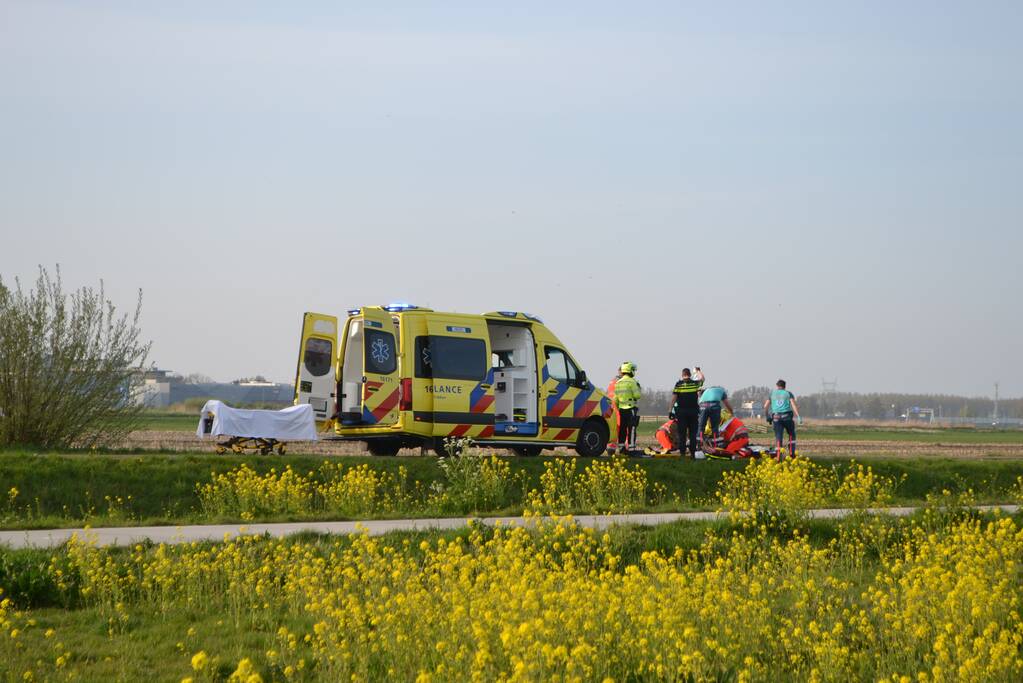 Traumahelikopter assisteert bij medische noodsituatie