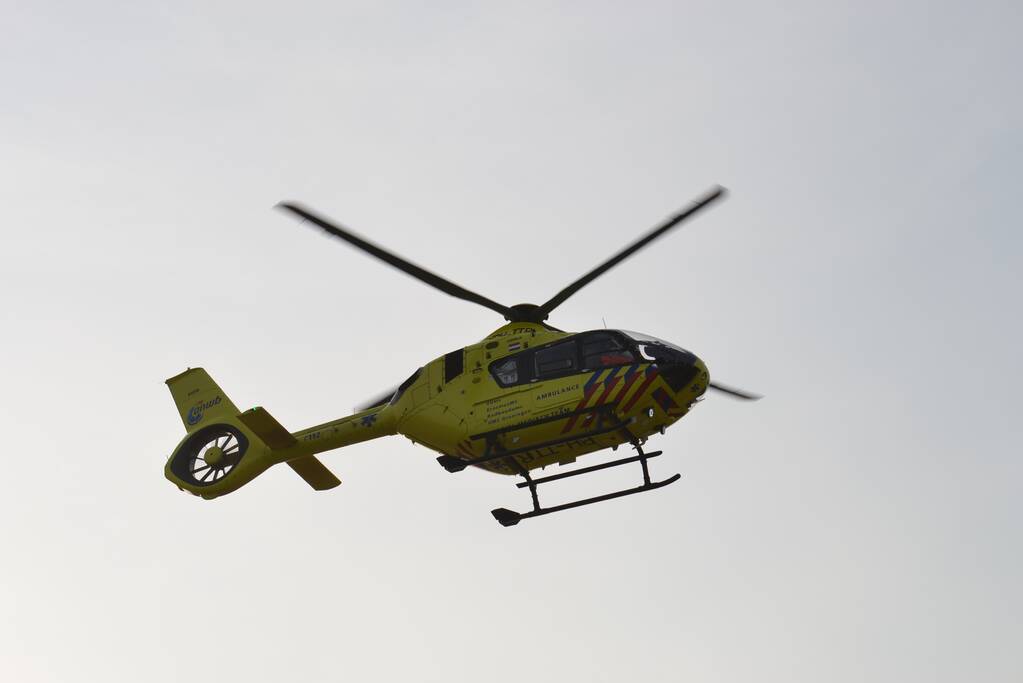 Traumahelikopter assisteert bij medische noodsituatie