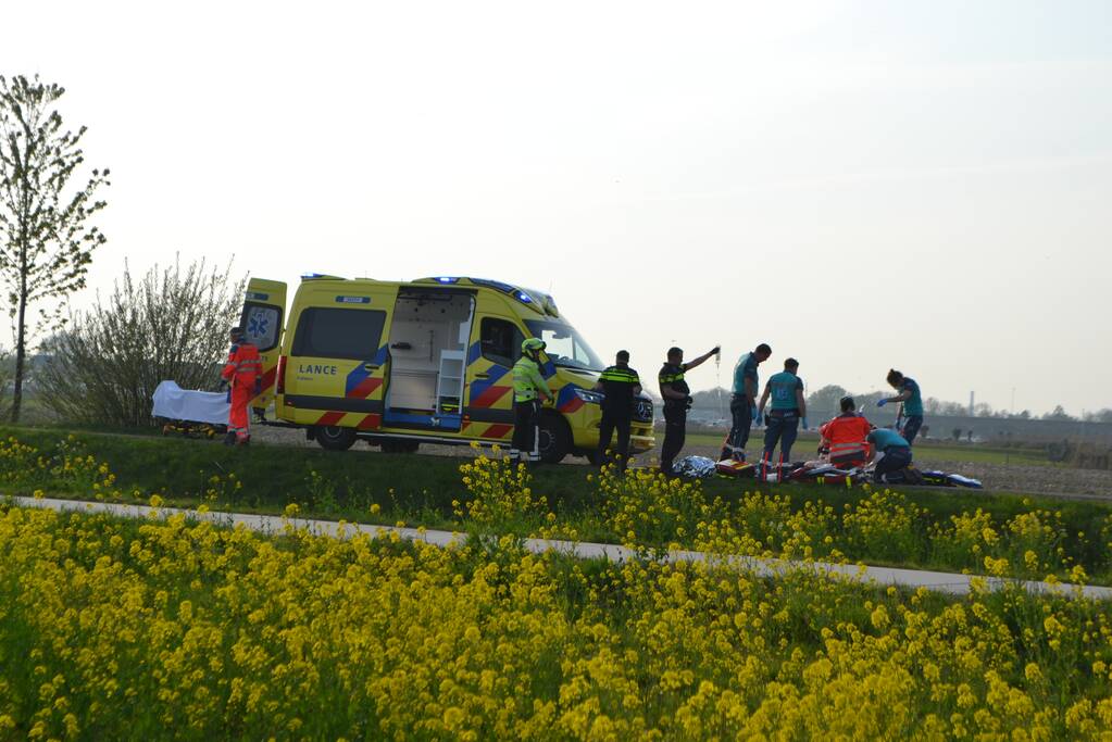 Traumahelikopter assisteert bij medische noodsituatie