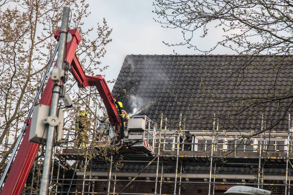 Forse brand op dak