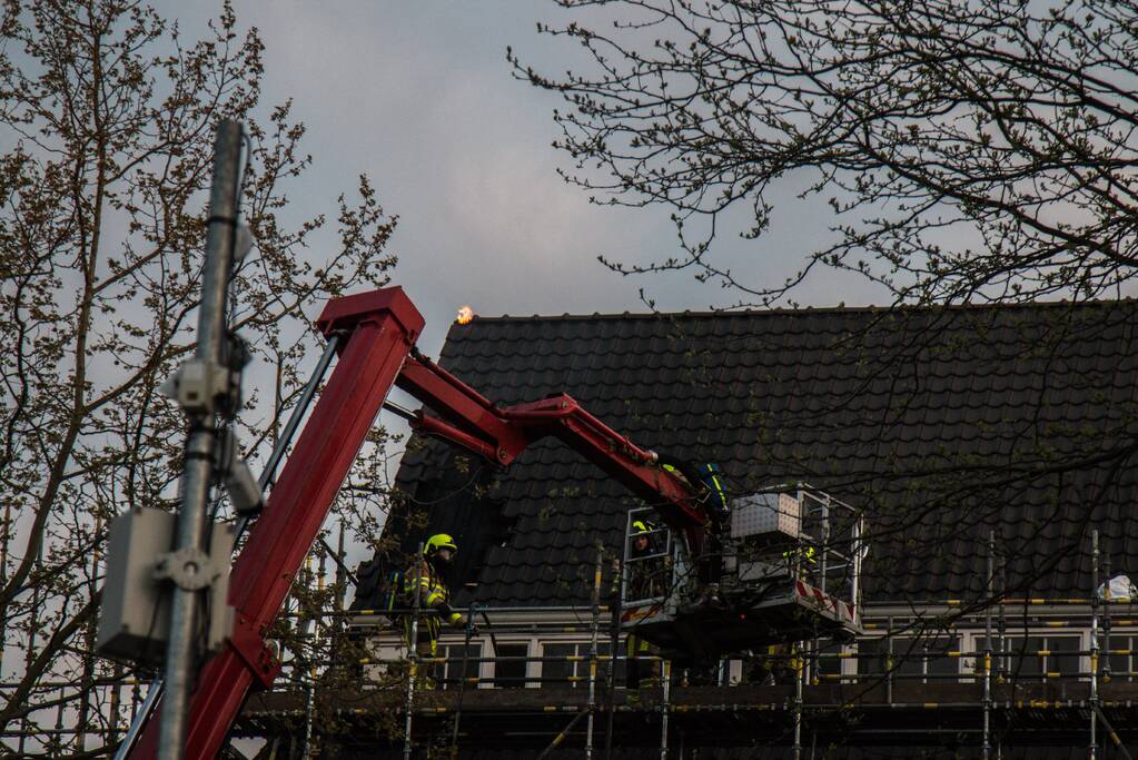 Forse brand op dak