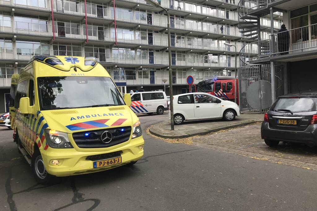 Gewonde bij koolmonoxide alarm in flatwoning