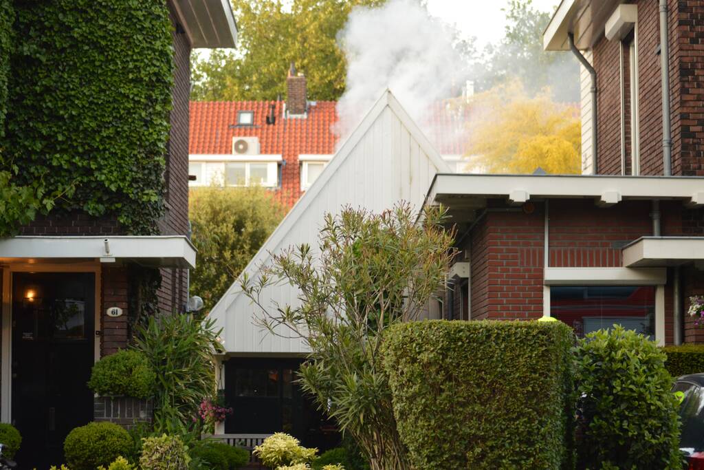 Flinke brand in schuur