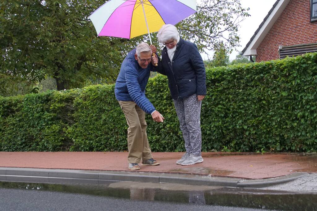 Waterlekkage zorgt voor flinke plassen