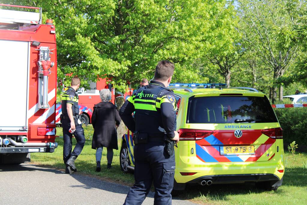 Veel rook bij grote brand Zuiderzeewijk